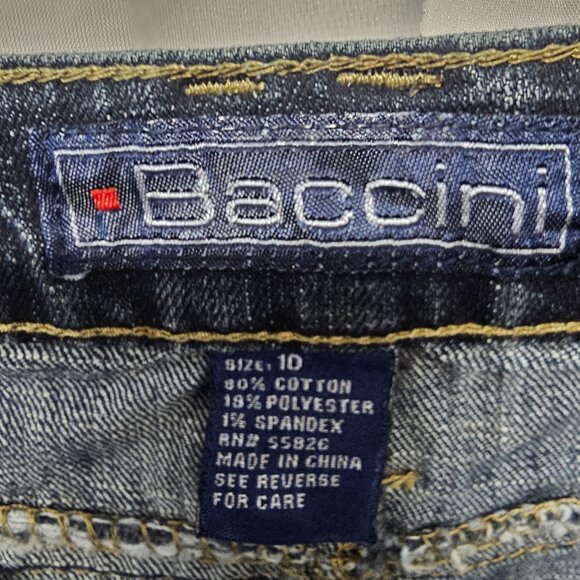 Vintage Baccini Deim Skirt Y2K Blue Mini Casual A-line 10 - Picture 6 of 8